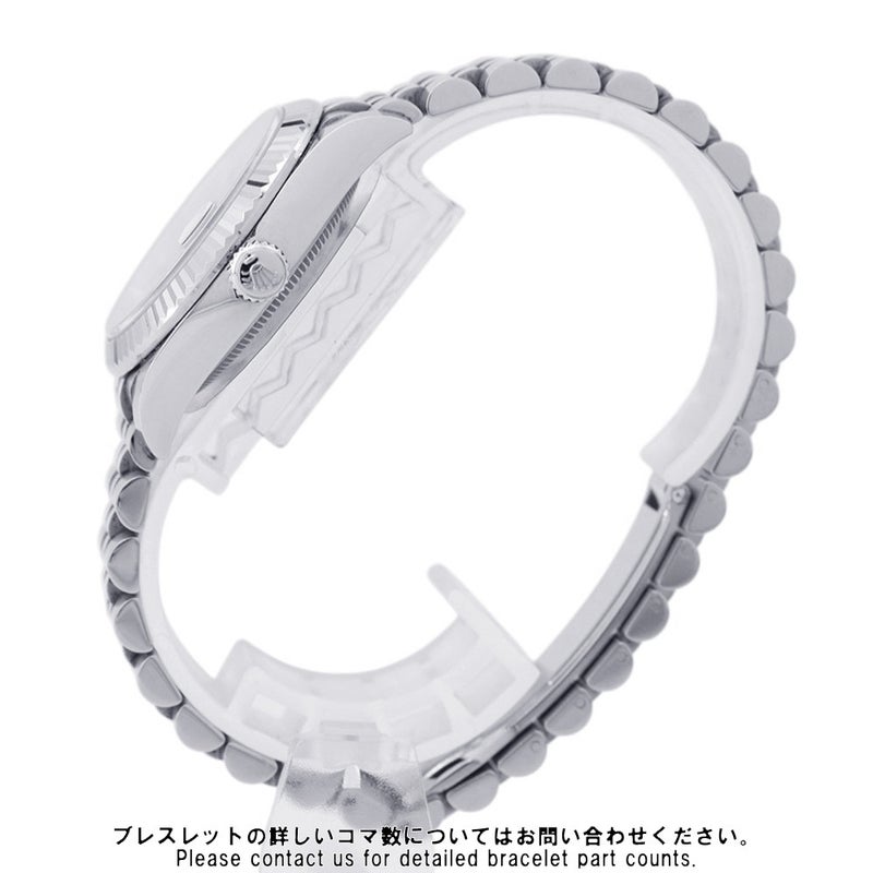 ロレックス デイトジャスト31 SS/K18WG ランダムシリアル ルーレット 278274 ROLEX 腕時計 ミントグリーン文字盤