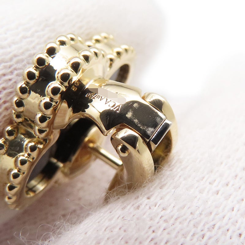 ヴァンクリーフ&アーペル ピアス ヴィンテージ アルハンブラ イヤリング オニキス K18YGイエローゴールド VCARA44200