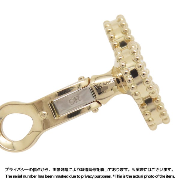 ヴァンクリーフ&アーペル ピアス ヴィンテージ アルハンブラ イヤリング オニキス K18YGイエローゴールド VCARA44200