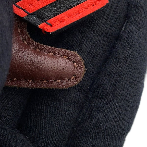 エルメス バッグチャーム ロデオPM ロベオ 24 テール/カプシーヌ/ブラック ラムスキン/スイフト K刻印 HERMES