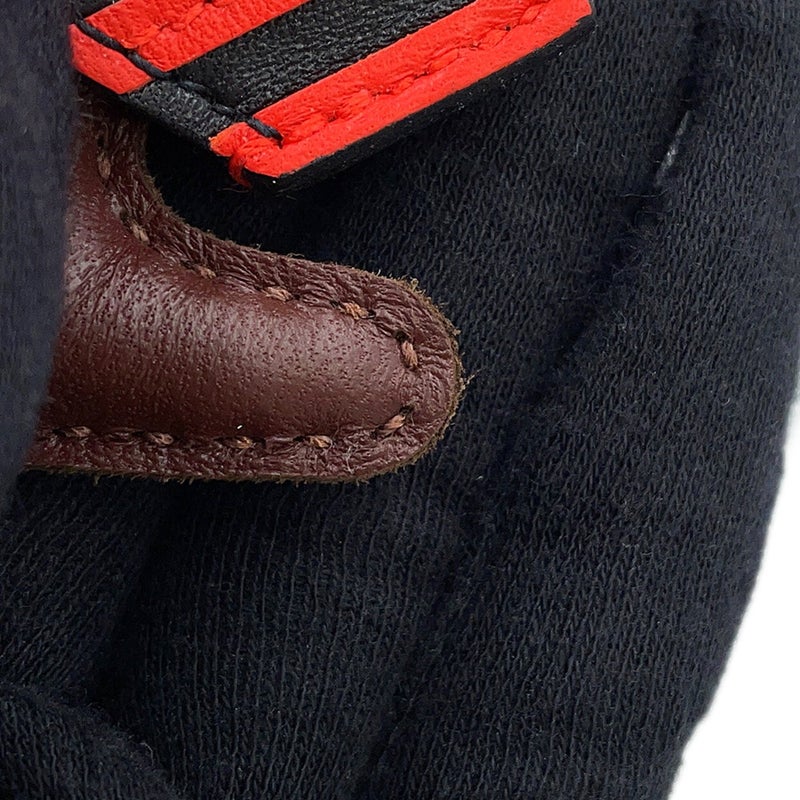 エルメス バッグチャーム ロデオPM ロベオ 24 テール/カプシーヌ/ブラック ラムスキン/スイフト K刻印 HERMES