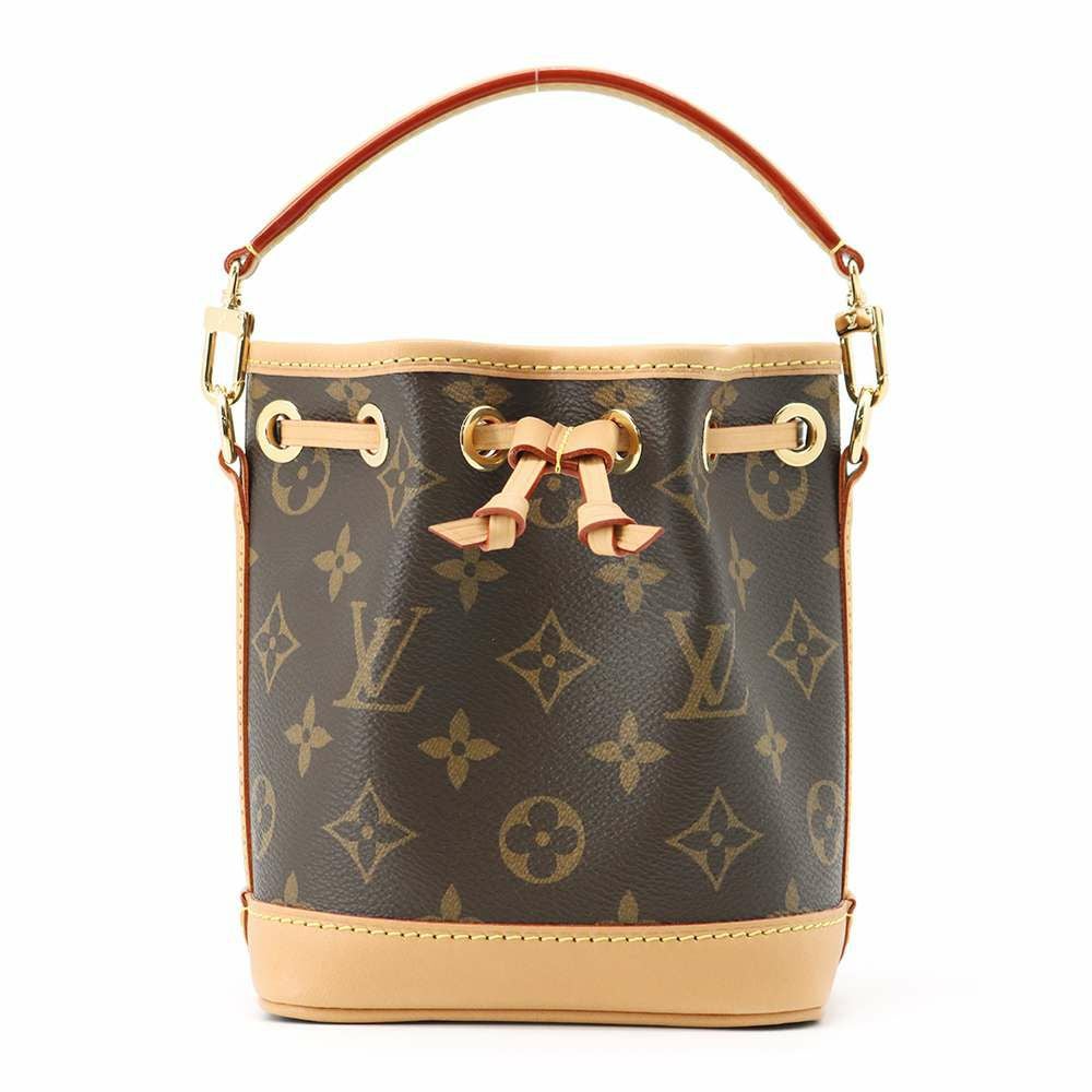 中古 ルイ ヴィトン LOUIS VUITTON M81266 AR3185 レディース ショルダーバッグ モノグラム ブラウン モノグラムキャンバス ナノ・ノエ LOUIS VUITTON ルイヴィトン モノグラム ショルダーバッグ