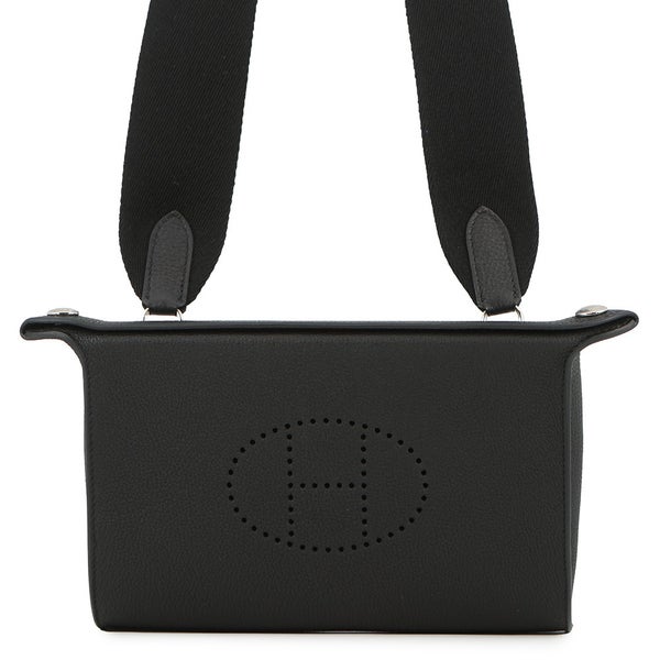 エルメス ショルダーバッグ ヴィドポッシュ ブラック/シルバー金具 トゴ W刻印 黒