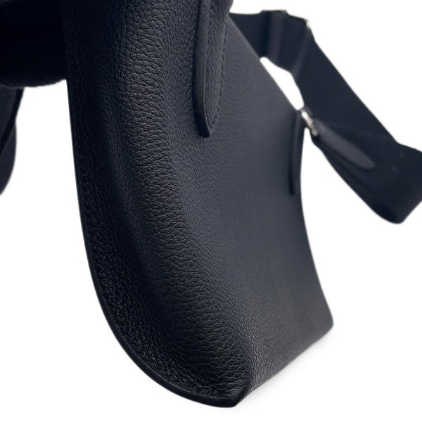 エルメス ショルダーバッグ ヴィドポッシュ ブラック/シルバー金具 トゴ W刻印 黒