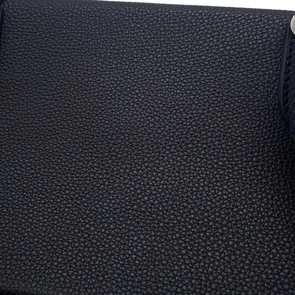 エルメス ショルダーバッグ ヴィドポッシュ ブラック/シルバー金具 トゴ W刻印 黒