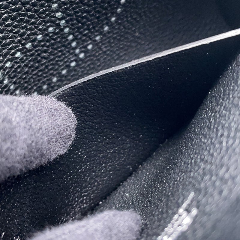 エルメス ショルダーバッグ ヴィドポッシュ ブラック/シルバー金具 トゴ W刻印 黒