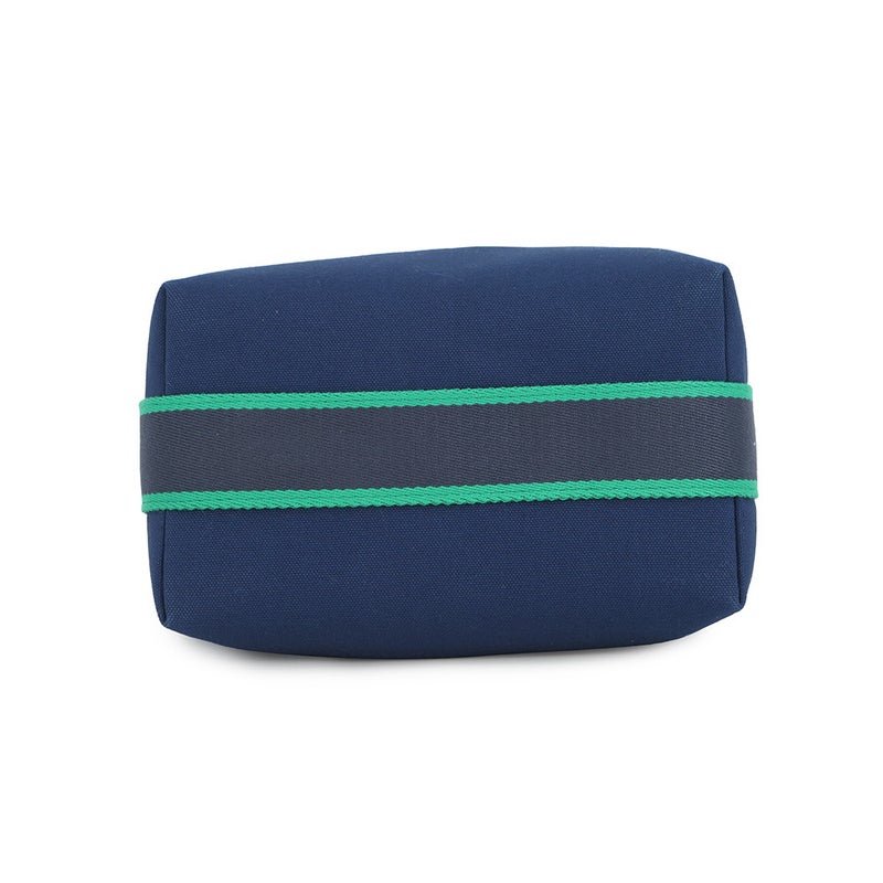 エルメス ハンドバッグ ブリッド・ア・ブラックPM マリン/シルバー金具 キャンバス HERMES ポーチ