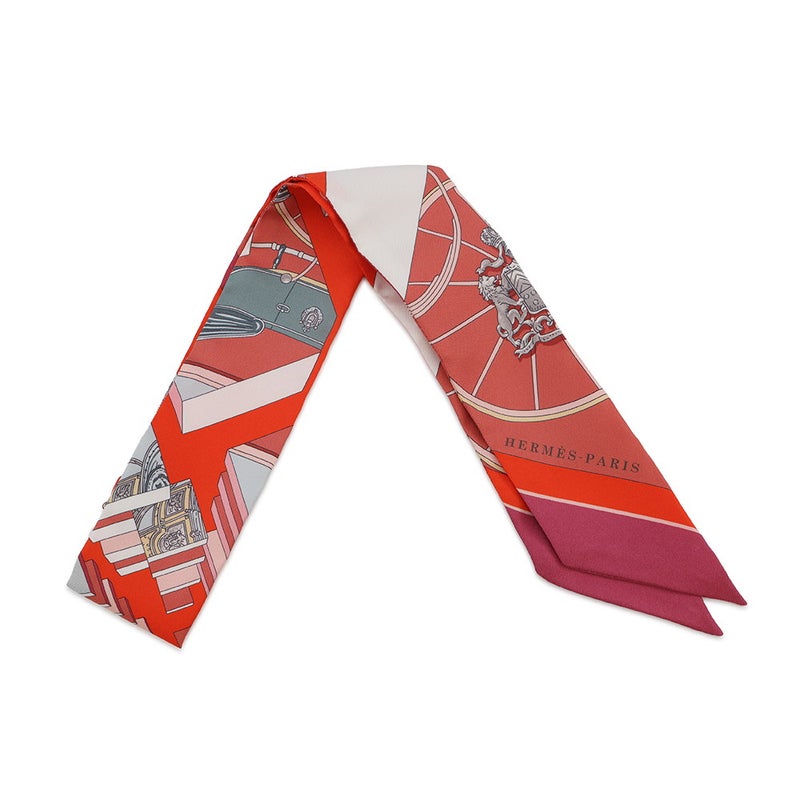 エルメス スカーフ ツイリー スプリングスプリング バーグ Springs Springs Bague HERMES シルク 2022年秋冬