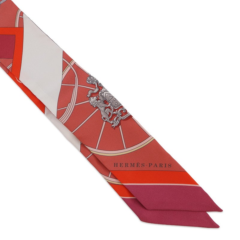 エルメス スカーフ ツイリー スプリングスプリング バーグ Springs Springs Bague HERMES シルク 2022年秋冬