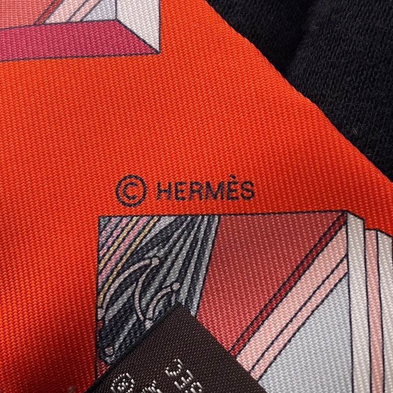 エルメス スカーフ ツイリー スプリングスプリング バーグ Springs Springs Bague HERMES シルク 2022年秋冬