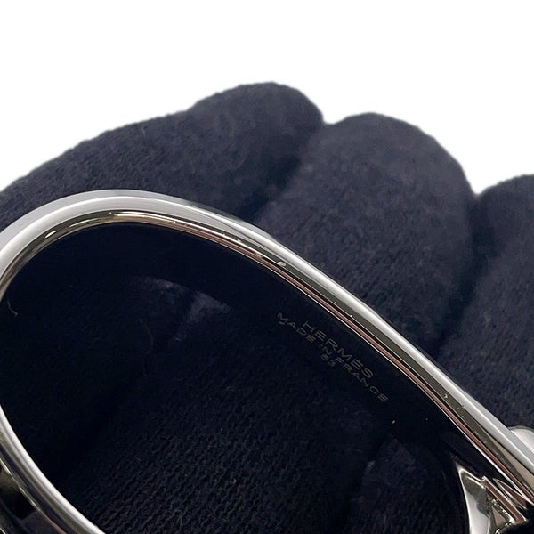 エルメス リング ジョケット ダブル ブラック/シルバー金具 サイズ53 HERMES 指輪 黒