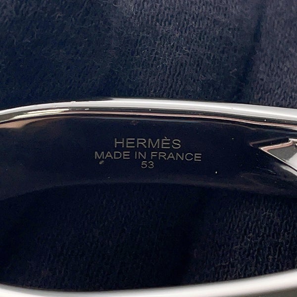 エルメス リング ジョケット ダブル ブラック/シルバー金具 サイズ53 HERMES 指輪 黒