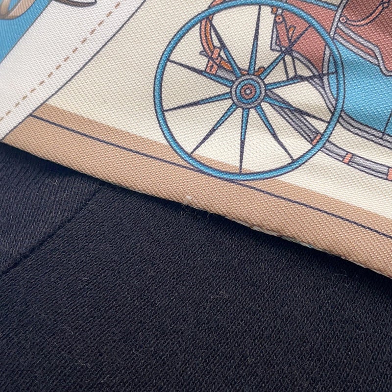 エルメス スカーフ ツイリー 馬車の変遷 Les Voitures Nouvelles HERMES シルク 2024春夏