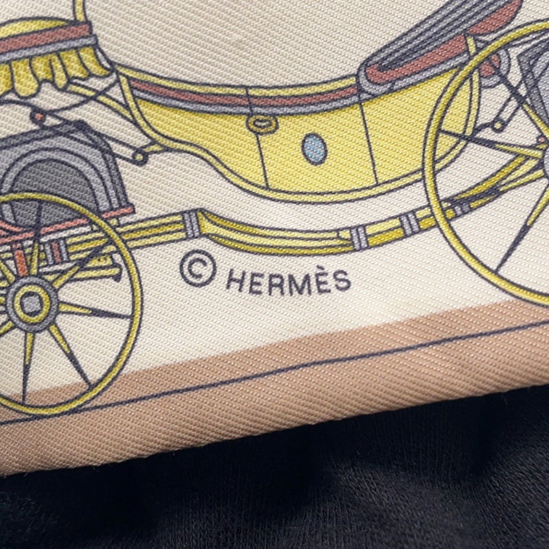 エルメス スカーフ ツイリー 馬車の変遷 Les Voitures Nouvelles HERMES シルク 2024春夏