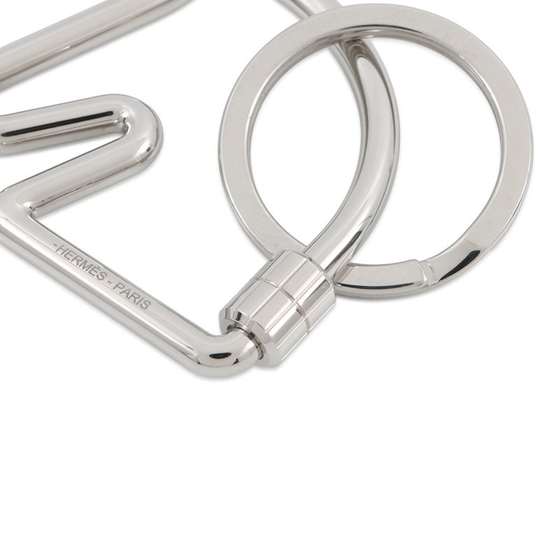 エルメス キーホルダー シュバル Cheval シルバー金具 HERMES キーリング