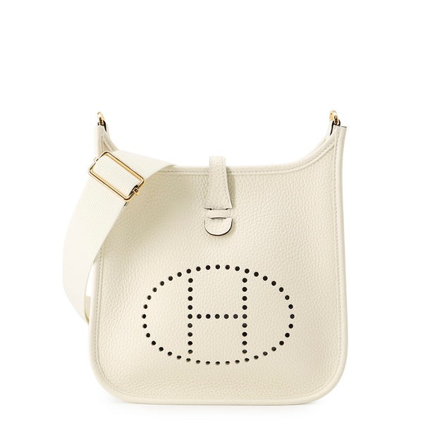エルメス ショルダーバッグ エブリン3 23 クレーム/ゴールド金具 トリヨンクレマンス G刻印 クリーム 白