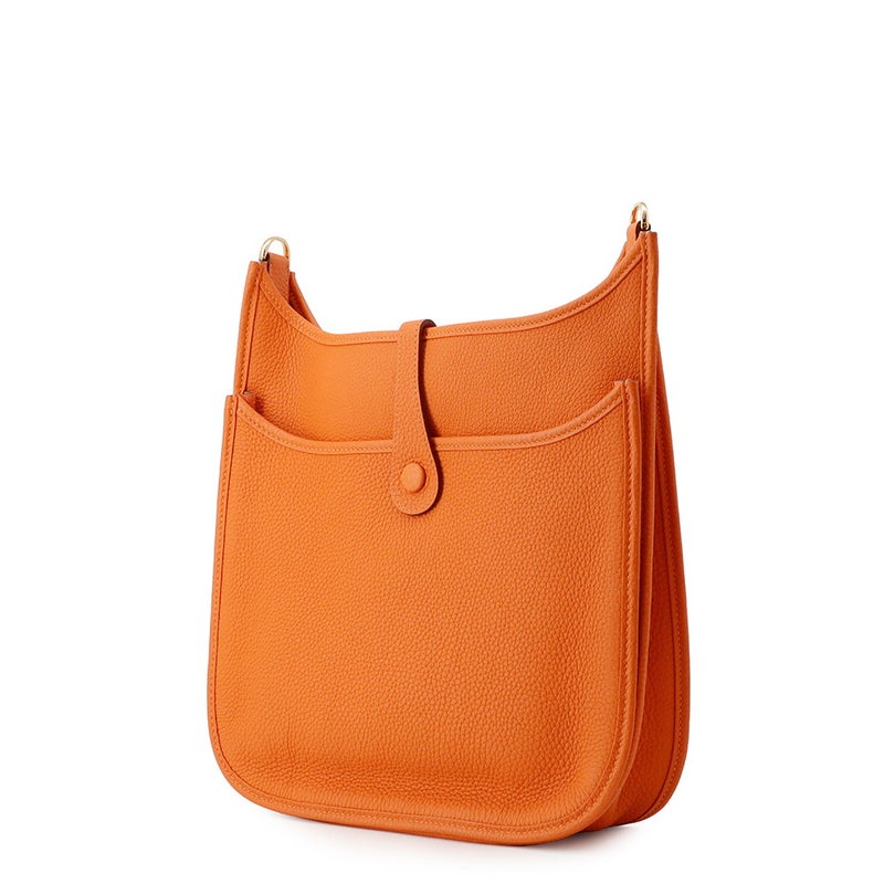 エルメス ショルダーバッグ エブリン3 PM オレンジミニアン/ゴールド金具 B刻印