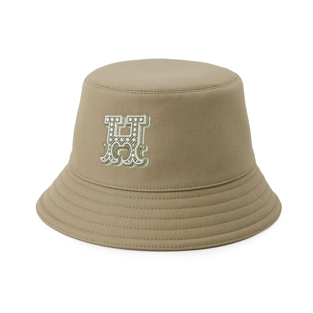 ◇エルメス◇MOTSCH/57/バケットハット/帽子/ベージュ/ブランド HERMES - 美品 エルメス MOTSCH BRIDES de GALA サイズ58 シルク 麻