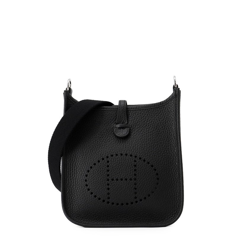 エルメス エブリンTPM 111cm アマゾン ブラック/シルバー金具 トリヨンクレマンス K刻印 黒