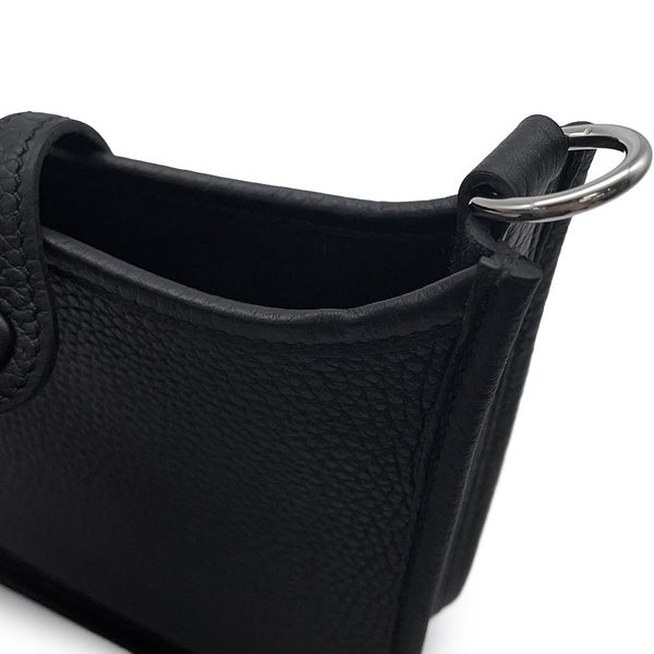 エルメス エブリンTPM 111cm アマゾン ブラック/シルバー金具 トリヨンクレマンス K刻印 黒