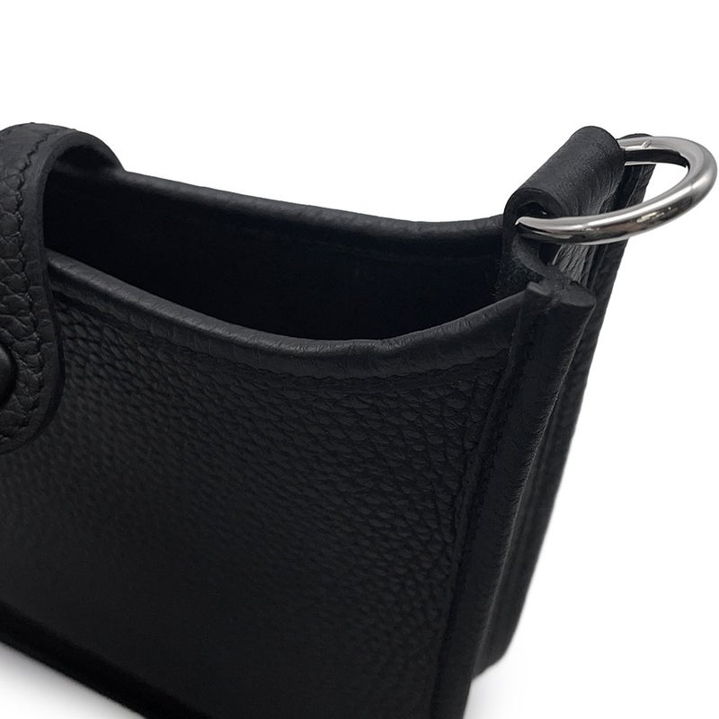 エルメス エブリンTPM 111cm アマゾン ブラック/シルバー金具 トリヨンクレマンス K刻印 黒