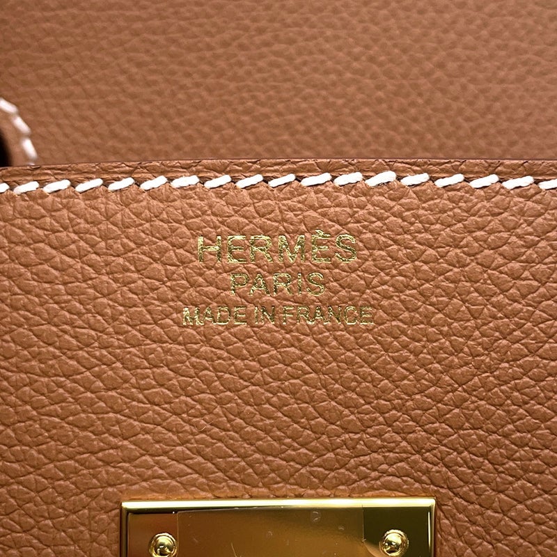 エルメス ショルダーバーキン29 ゴールド/ゴールド金具 エバーカラー K刻印 HERMES Birkin