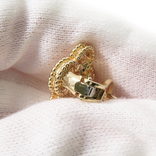ヴァンクリ ピアス ヴィンテージ アルハンブラ イヤリング ダイヤモンド 24P 計0.96ct K18YGイエローゴールド VCARA44700
