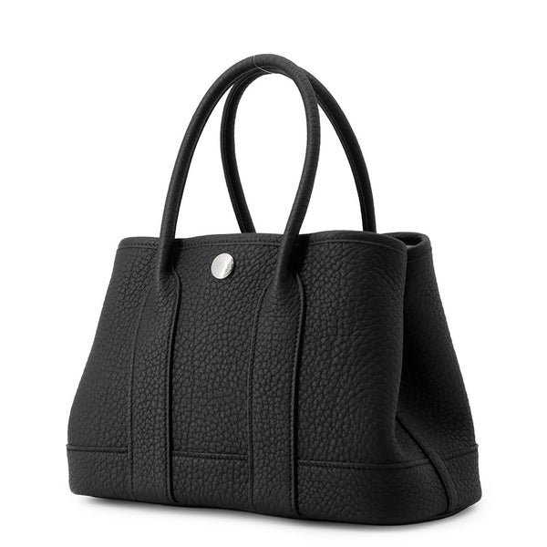 エルメス トートバッグ ネオ・ガーデン 23 ガーデンパーティ ブラック/シルバー金具 ネゴンダ W刻印 黒