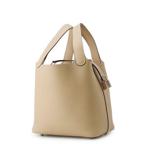 エルメス ハンドバッグ ピコタンロックPM トレンチ/シルバー金具 トリヨンクレマンス K刻印