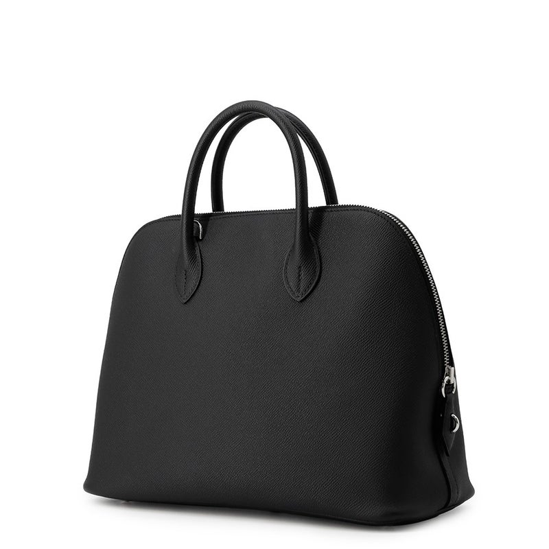 エルメス ハンドバッグ ボリード1923 30 ブラック/シルバー金具 エプソン U刻印 2wayショルダー 黒