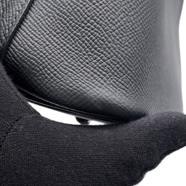 エルメス ハンドバッグ ボリード1923 30 ブラック/シルバー金具 エプソン U刻印 2wayショルダー 黒