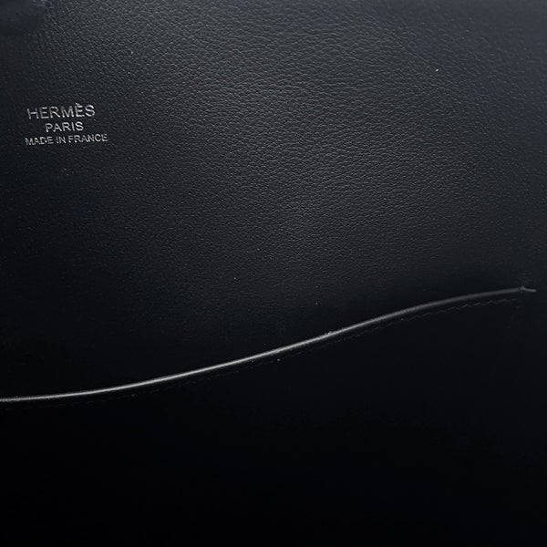エルメス ハンドバッグ ボリード1923 30 ブラック/シルバー金具 エプソン U刻印 2wayショルダー 黒
