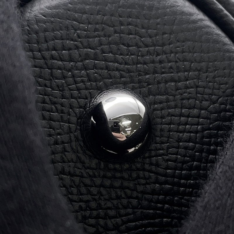 エルメス ハンドバッグ ボリード1923 30 ブラック/シルバー金具 エプソン U刻印 2wayショルダー 黒