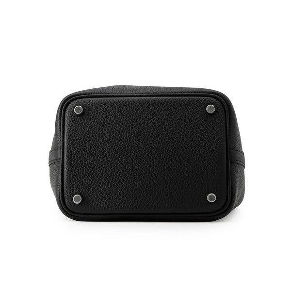 エルメス ハンドバッグ ピコタンロックPM ブラック/シルバー金具 トリヨンクレマンス K刻印 黒