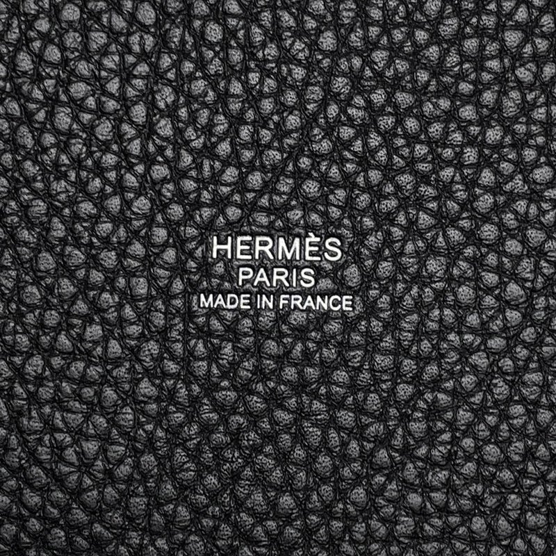 エルメス ハンドバッグ ピコタンロックPM ブラック/シルバー金具 トリヨンクレマンス K刻印 黒