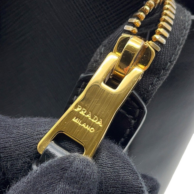 プラダ ハンドバッグ サフィアーノレザー 1BA113 PRADA 2wayショルダーバッグ 黒