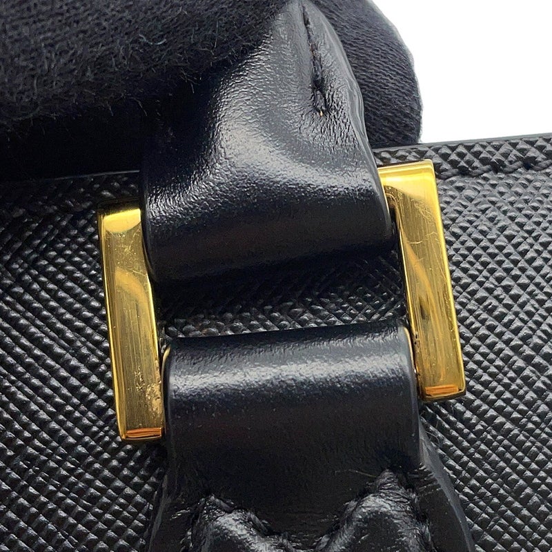 プラダ ハンドバッグ サフィアーノレザー 1BA113 PRADA 2wayショルダーバッグ 黒