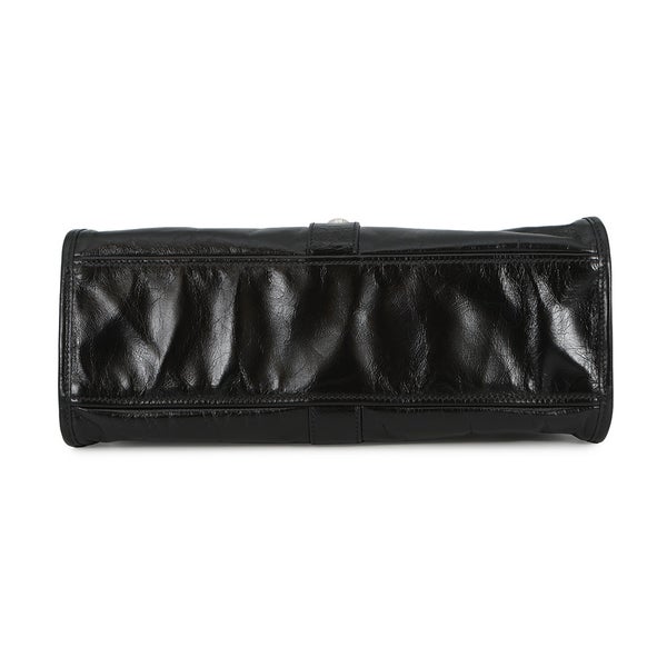 プラダ トートバッグ ミディアム ホーボーバッグ レザー 1BG563 PRADA 黒