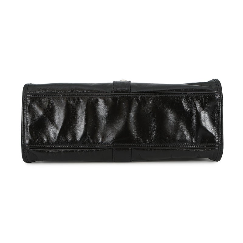 プラダ トートバッグ ミディアム ホーボーバッグ レザー 1BG563 PRADA 黒