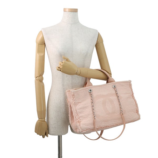 シャネル トートバッグ ココマーク ラージ ショッピングバッグ キャンバス A57180 CHANEL 2way