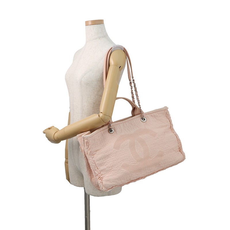 シャネル トートバッグ ココマーク ラージ ショッピングバッグ キャンバス A57180 CHANEL 2way