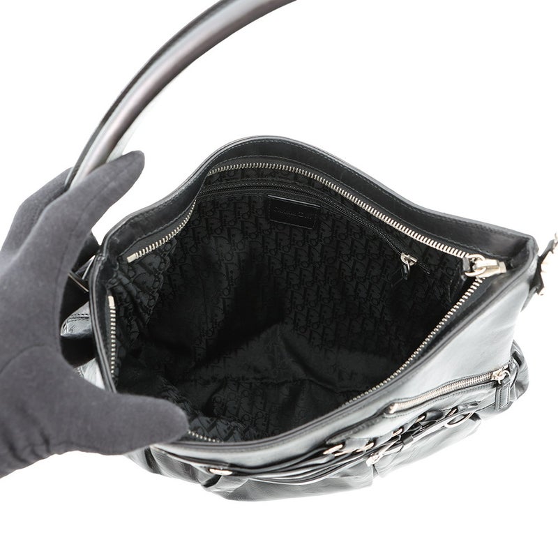 ディオール ハンドバッグ レザー 黒 Christian Dior