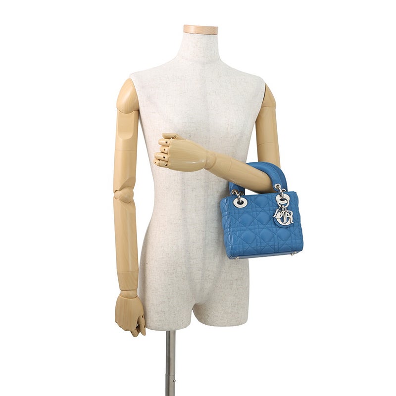 クリスチャン・ディオール ハンドバッグ カナージュ レディディオール ミニ レザー Christian Dior