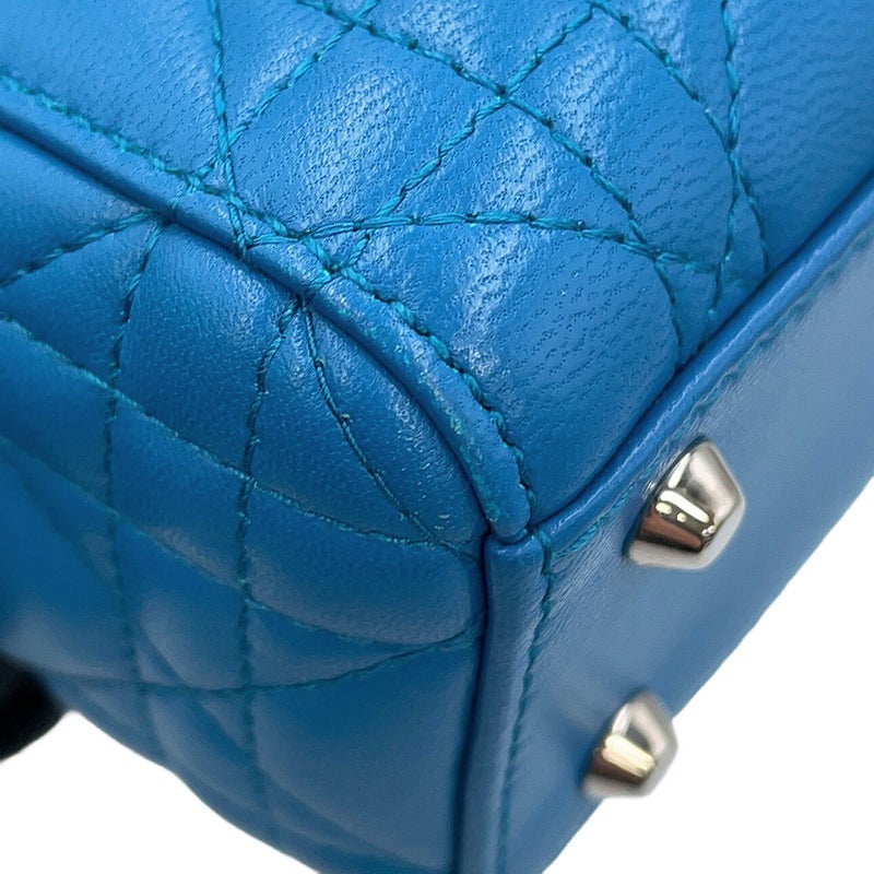 クリスチャン・ディオール ハンドバッグ カナージュ レディディオール ミニ レザー Christian Dior