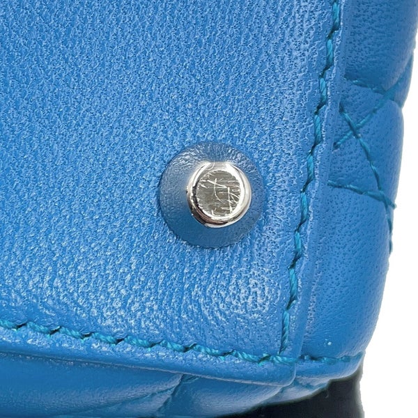 クリスチャン・ディオール ハンドバッグ カナージュ レディディオール ミニ レザー Christian Dior