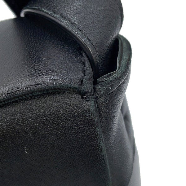 ボッテガヴェネタ ショルダーバッグ マキシイントレチャート カセット ラムスキン 578004 BOTTEGA VENETA 黒