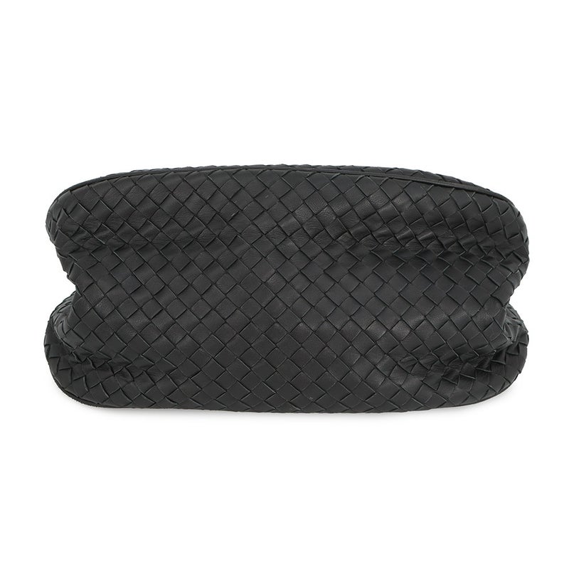 ボッテガヴェネタ ハンドバッグ イントレチャート レザー BOTTEGA VENETA 黒