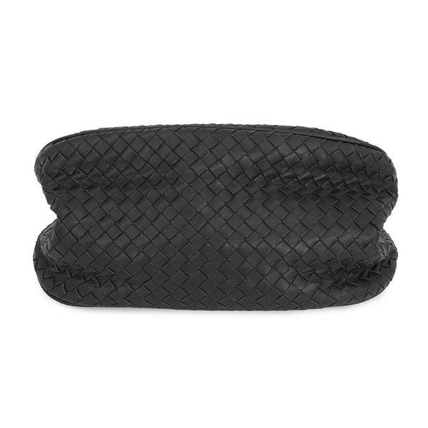 ボッテガヴェネタ ハンドバッグ イントレチャート レザー BOTTEGA VENETA 黒