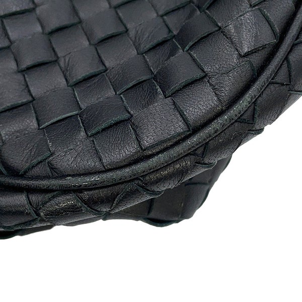 ボッテガヴェネタ ハンドバッグ イントレチャート レザー BOTTEGA VENETA 黒