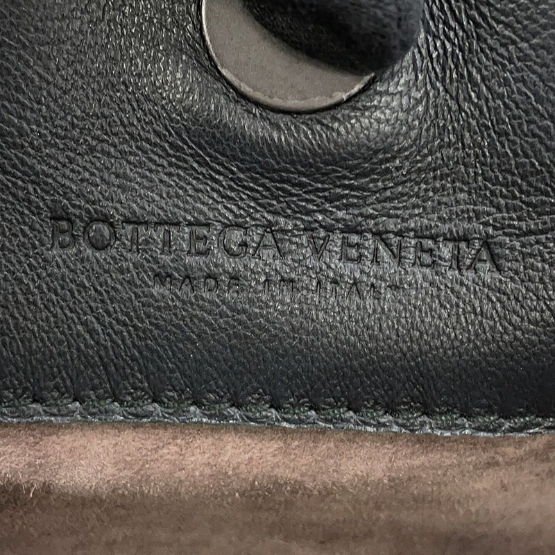 ボッテガヴェネタ ハンドバッグ イントレチャート レザー BOTTEGA VENETA 黒